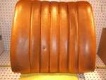 Mercedes Late W108 Only 1970-72 Front Or Seat Cognac Back Leather Assembly. Fixed Price $406.71.