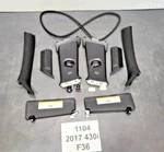 15-20 Oem Bmw F36 Gran Coupe Pillars Sun Visors Trim Cover Anthracite Set. Fixed Price $140.01.
