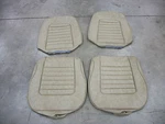 1966 Corvette Seat Covers Light Saddle Vinyl New Al Knoch. Fixed Price $388.00.