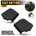 Pair Leather Front Bottom Seat Cover Black For 2013-18 Dodge Ram 1500 2500 3500. Fixed Price $38.94.