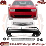 Front Bumper Cover Primed & Fog Light Assembly For 2015-2023 Dodge Challenger. Fixed Price $497.35.