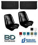 1967 Chevelle Front Bucket Seat Upholstery & Door Panel Kit By Distinctive Ind.. Fixed Price $693.21.