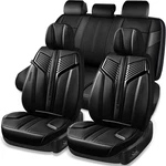 Nappa Leather Seat Covers, Breathable Waterproof Car Full Set, Luxur. Fixed Price $287.99.