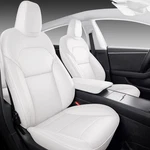 Wekar Front Seat Covers For 2025 2026 Tesla Model Y Juniper, Nappa Leather. Fixed Price $285.58.