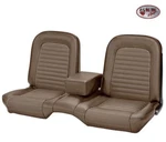 1964-1/2 -1965 Ford Mustang Coupe Palomino Front Bench Seat Upholstery By Tmi. Fixed Price $458.38.