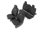 Rough Country 91056A Front/rear Seat Covers Black 19-25 Ford Ranger Crew. Fixed Price $239.95.