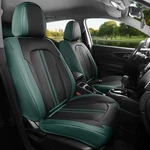 Freesoo Leather Car Seat Covers Full Set Black Green Waterproof. Fixed Price $99.99.