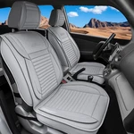 Lingvido Car Seat Covers, Breathable And Waterproof Faux Full Set, Gray. Fixed Price $197.99.