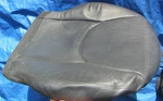 00-02 Mercedes Oem W220 Amg S55 S600 Perforated Black Leather Lower Seat Cover. Fixed Price $199.00.