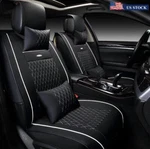 5-SEAT Car Front+rear Full Surrounded Cover Pu Leather Cushion With Pillows. Fixed Price $94.34.