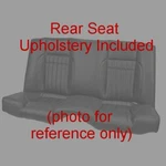 1966 Mustang Coupe Rear Bench Seat Upholstery- Black By Tmi. Fixed Price $474.69.