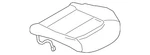 Genuine Mazda Cushion Cover KN3S-88-111-02. Fixed Price $351.27.