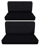 Fits 1946 To 1952 Chevy Fleetline Door Front And Rear Bench Seat Covers Black. Fixed Price $149.99.