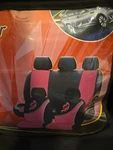 Flying Banner Pink & Black Butterfly Universal Car Seat Covers. Fixed Price $35.98.