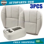 For 2007-2014 Gmc Sierra 1500 2500 Front Bottom Gray Leather & Jump Seat Cover. Fixed Price $60.17.
